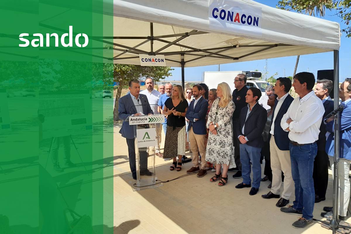 Conacon ha comenzado las obras de construcción del desdoble de la antigua carretera de acceso a Sanlúcar de Barrameda desde Chipiona (C-441).