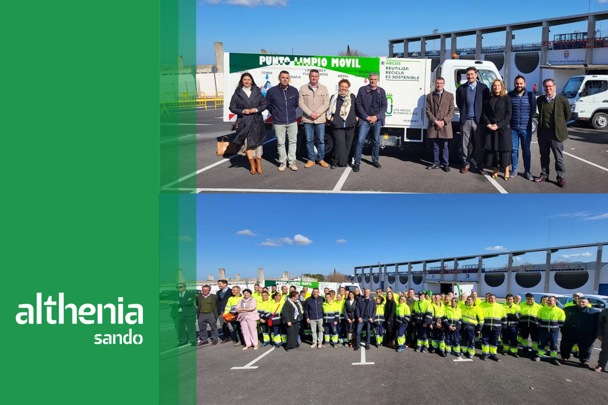 Althenia Sando ha presentado el nuevo parque móvil de vehículos para el servicio de recogida de residuos sólidos urbanos y mantenimiento de parques y jardines que presta en Arcos de la Frontera