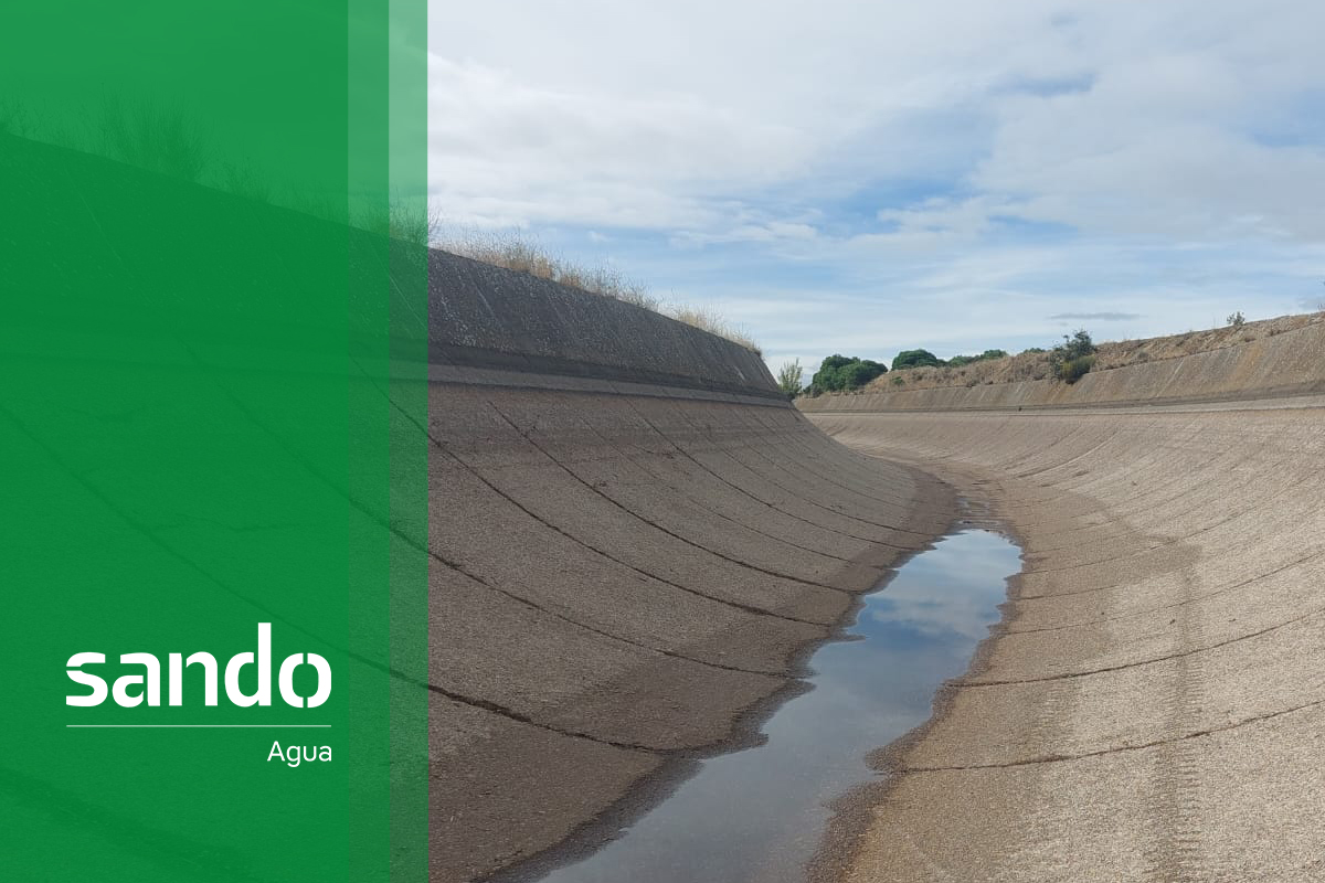 Sando Agua llevará a cabo, junto con Conacon Sando, los servicios de conservación y mantenimiento del canal de Villoria en Salamanca.