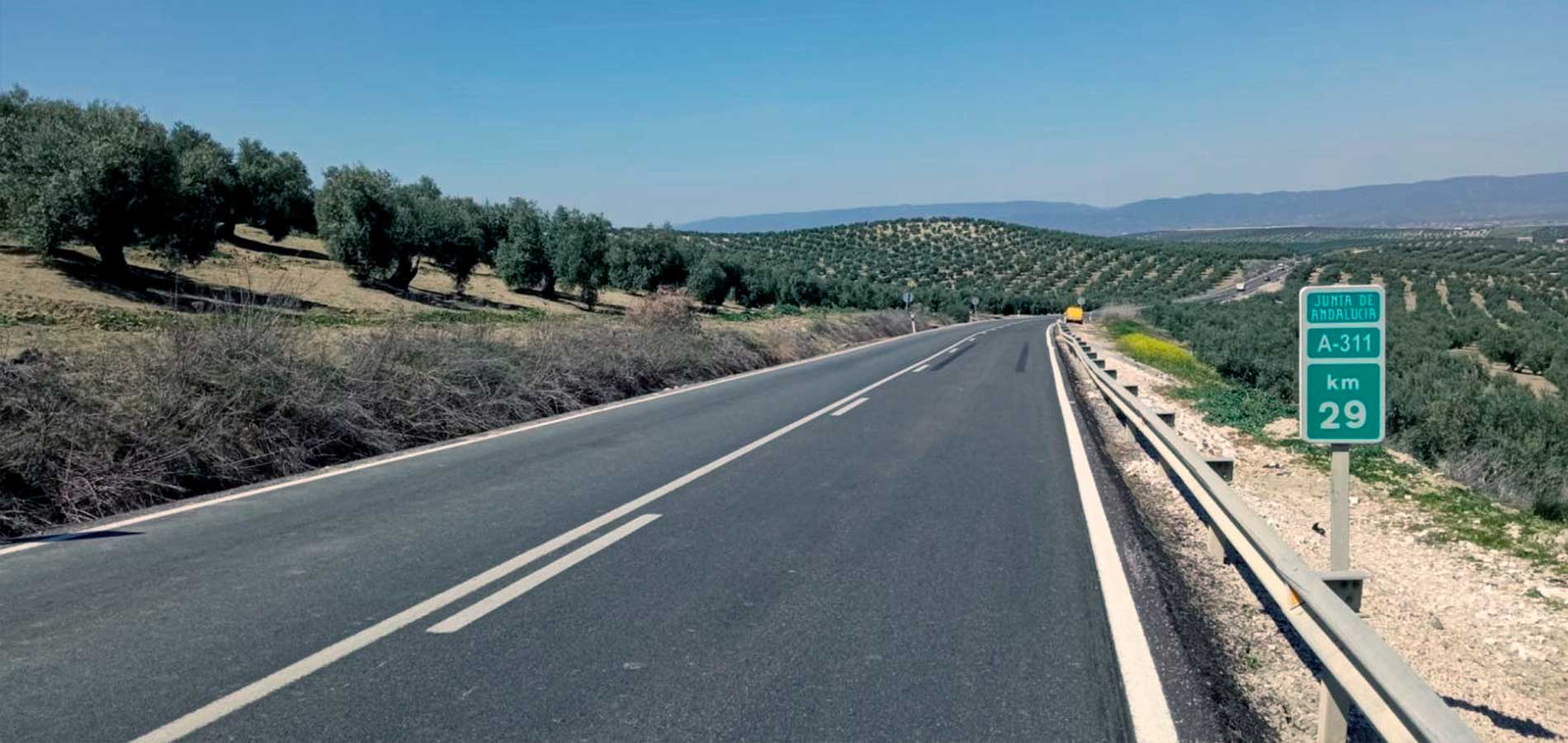 Modernización de luminarias en carreteras de Jaén