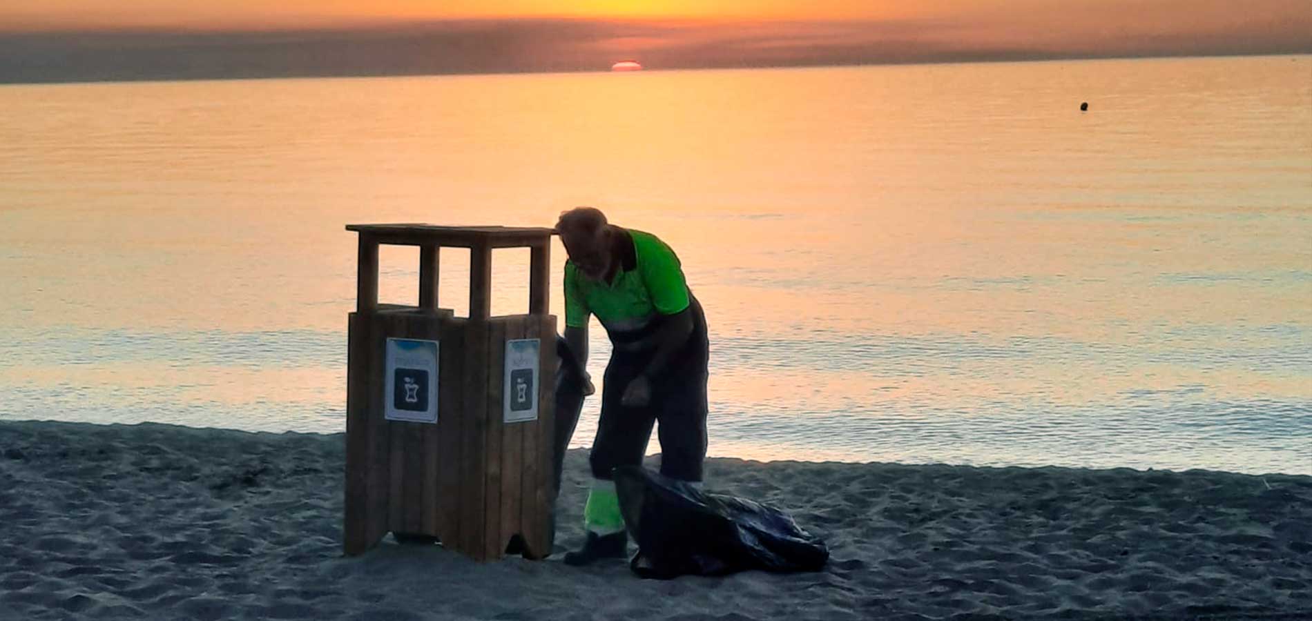 Limpieza de playas de Fuengirola