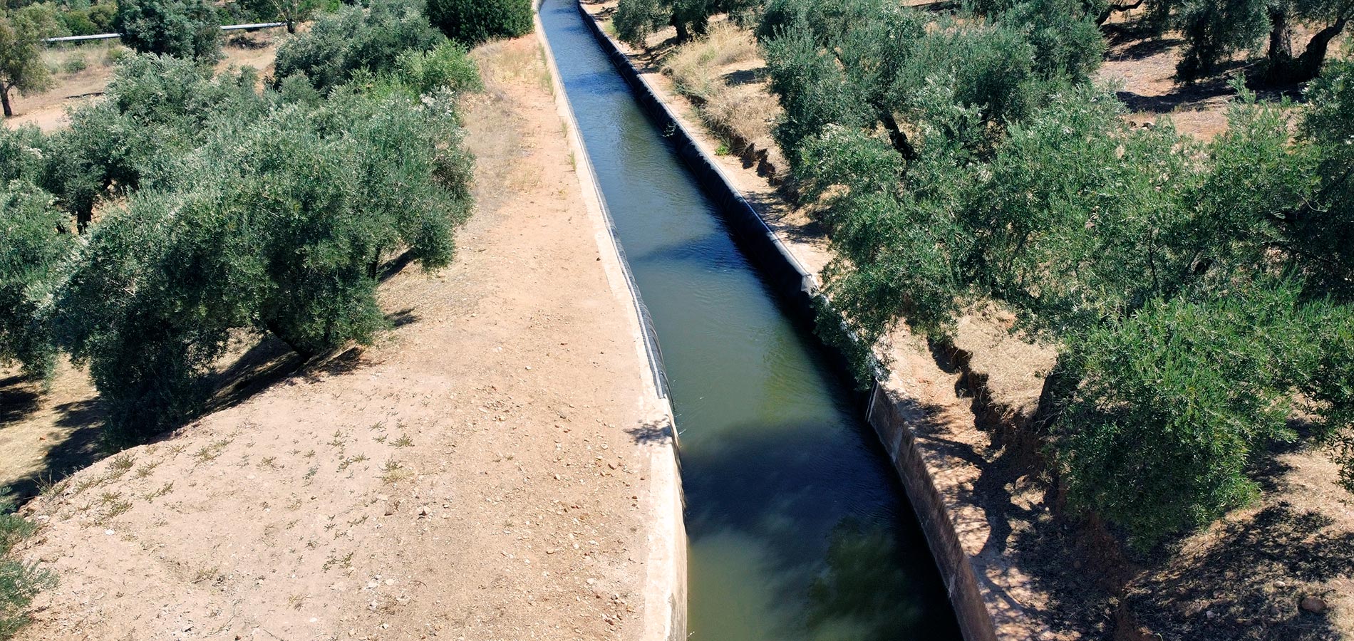Canales de zonas regables de Jaén