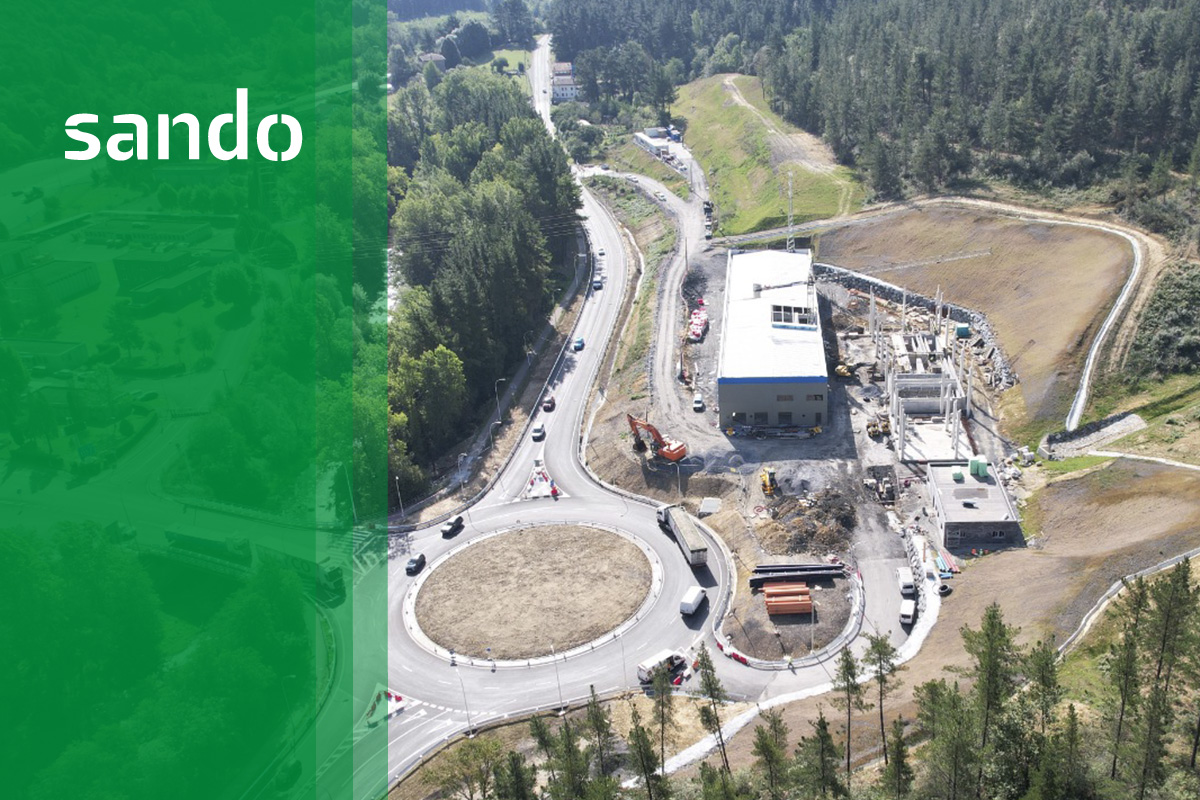 Sando realiza la construcción de la EDAR de Basaurbe en Llodio para la Confederación Hidrográfica del Cantábrico (CHC).
