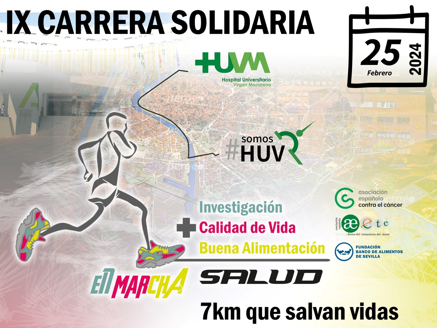 Sando participará en la XI Carrera En Marcha por la Salud que se celebrará el próximo domingo 25 de febrero en Sevilla.