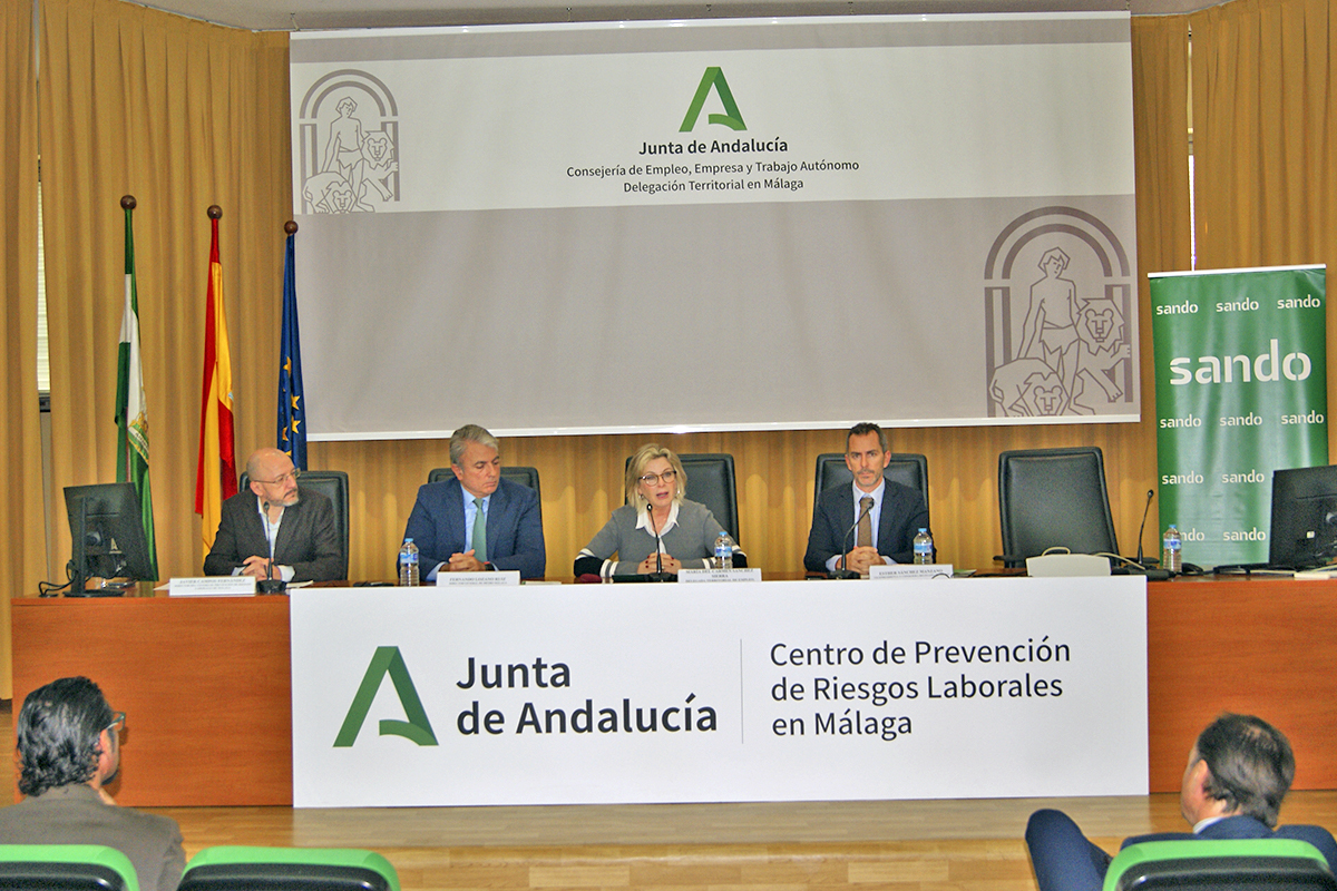 Sando participa en la Jornada Técnica de Prevención de la Junta de Andalucía, exponiendo su experiencia en PRL en el Metro de Málaga.