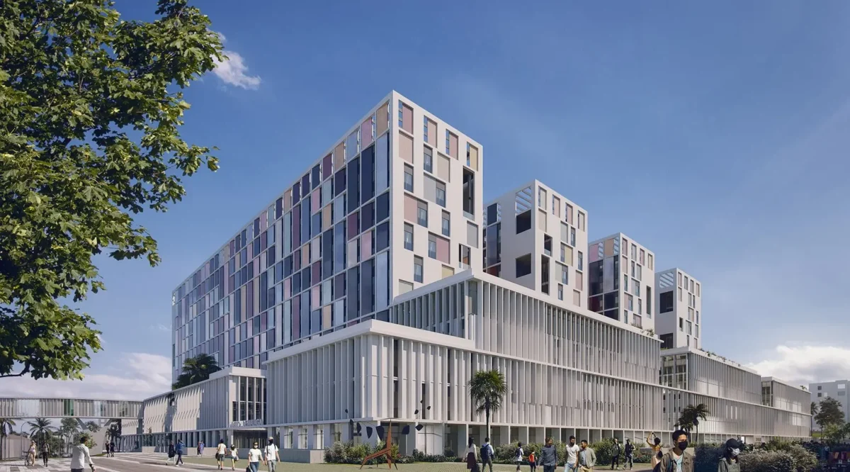 Primera piedra del nuevo hospital de Málaga, denominado Hospital Virgen de la Esperanza.