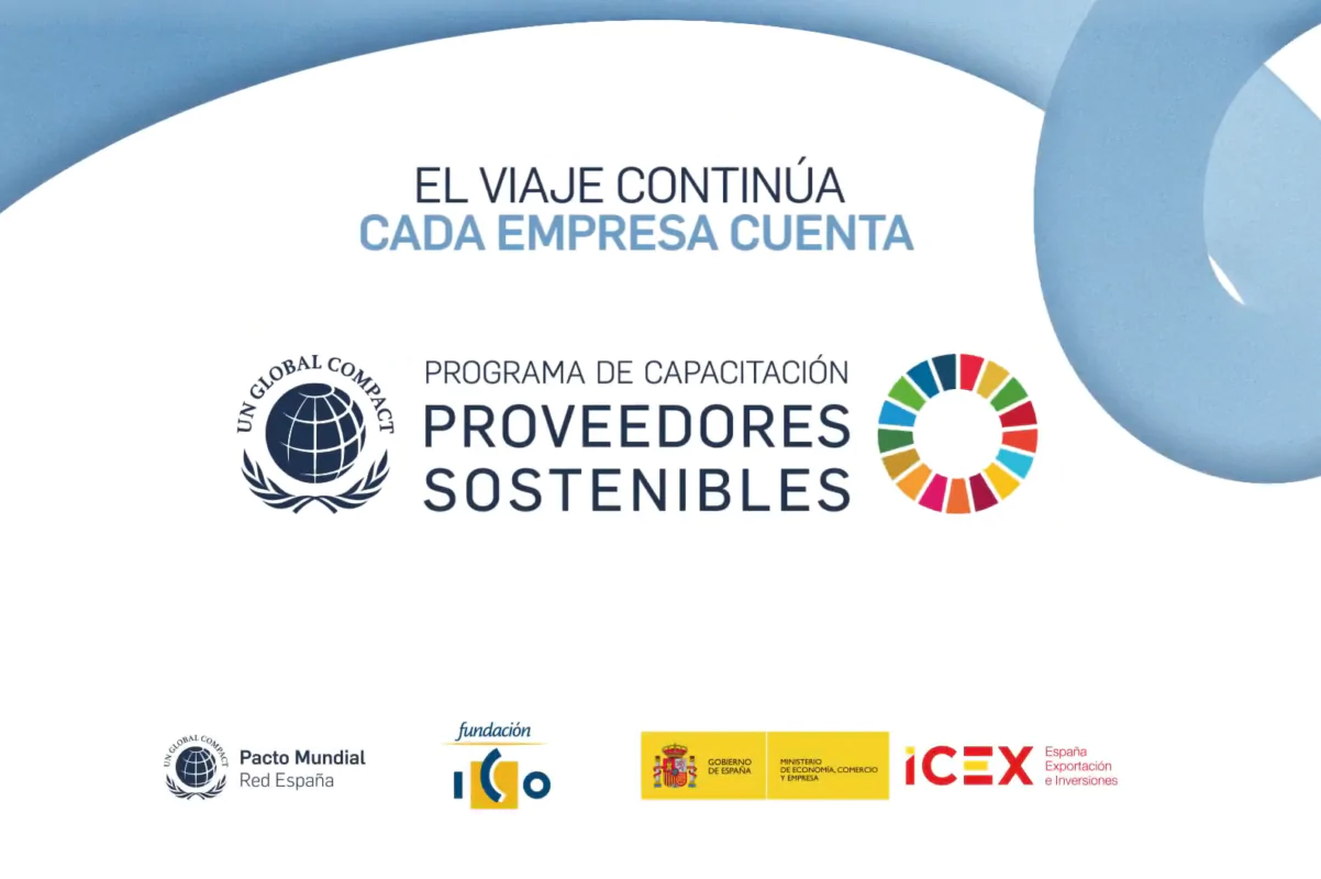 Sando ha confirmado un año más su adhesión al Programa de Capacitación: Proveedores Sostenibles, una iniciativa impulsada por el Pacto Mundial de la ONU España, ICEX y la Fundación ICO, que se ha consolidado como un proyecto formativo de referencia para el fortalecimiento de la sostenibilidad en las cadenas de suministro.
