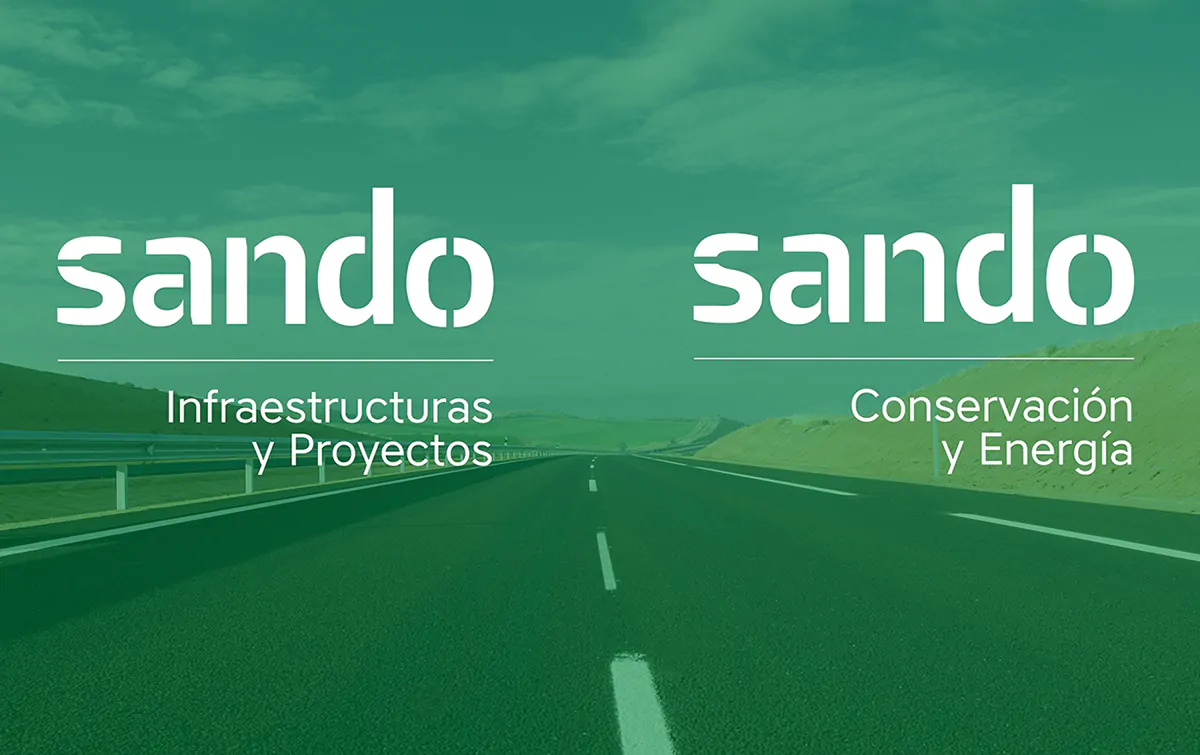 El grupo de empresas Sando ha llevado a cabo un proceso de renovación de la identidad corporativa de sus principales marcas con el objetivo de actualizar sus denominaciones y reforzar su posicionamiento en los ámbitos de las infraestructuras y los servicios.